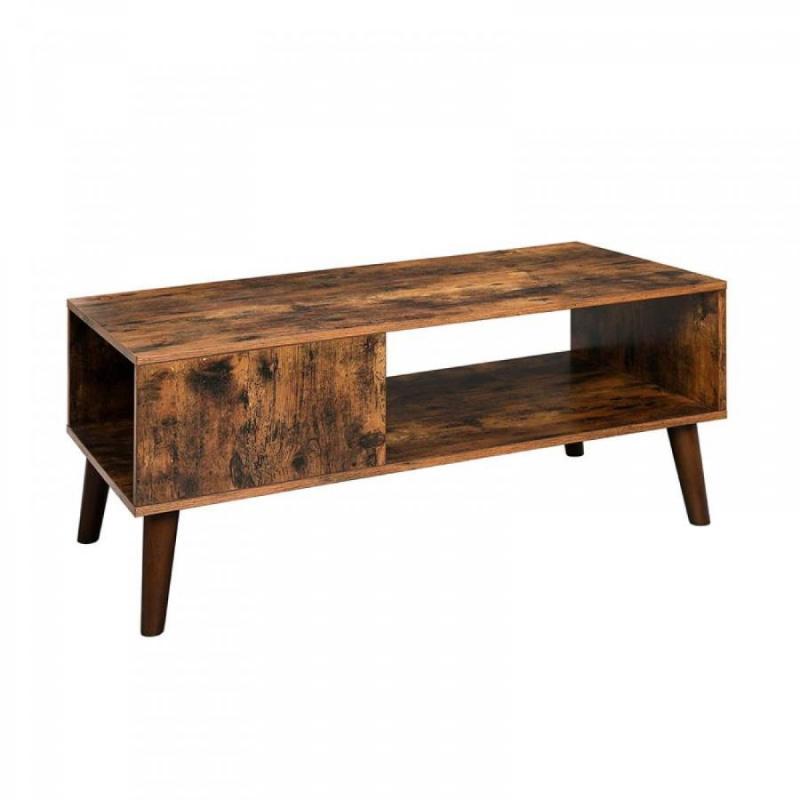 Τραπέζι Σαλονιού Νεφέλη 100 x 50 x 45 cm Ρετρό στιλ ξύλινο Vindage   LCT09BX