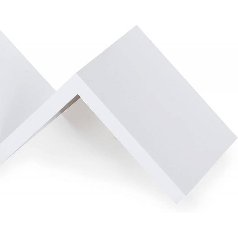 Ραφιέρα βιβλίων Πάρης 71,5 x 15 x 13,5 cm σετ 2 τεμαχίων LWS67W