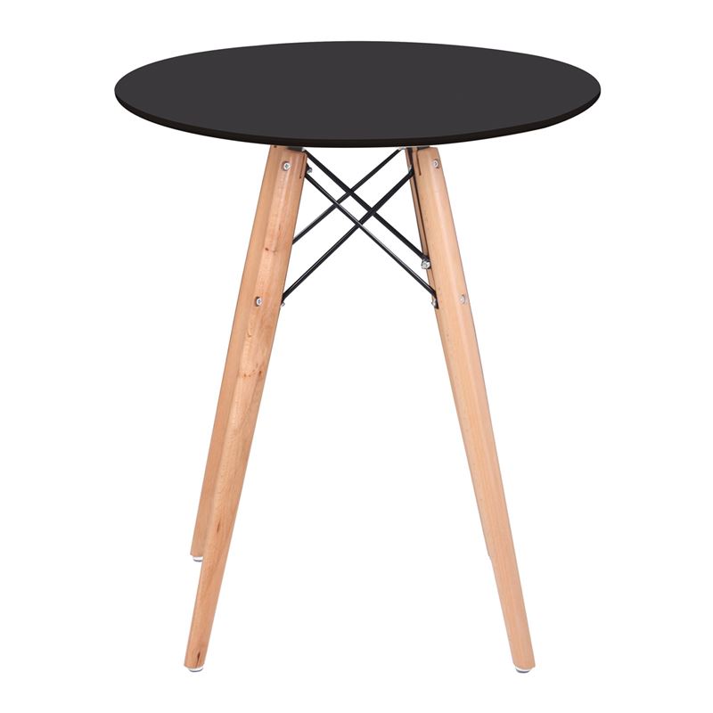 ART Wood Τραπέζι, Πόδια Οξιά Φυσικό, Επιφάνεια MDF Μαύρο ART Wood Τραπέζι, Πόδια Οξιά Φυσικό, Επιφάνεια MDF Μαύρο