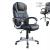 BF7300 Πολυθρόνα Γραφείου Διευθυντή, 8 Σημεία Massage, Θερμαινόμενη Πλάτη, Pu Μαύρο