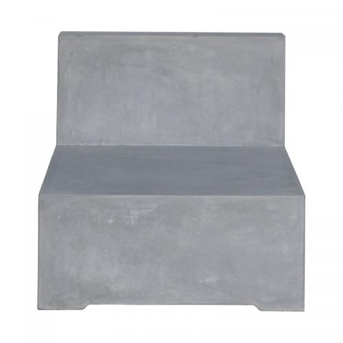 CONCRETE Καρέκλα Σαλονιού Κήπου - Βεράντας, Cement Grey