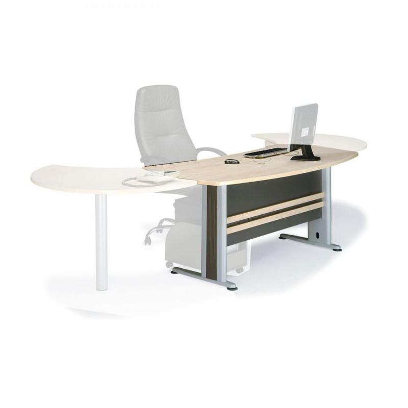 EXECUTIVE Γραφείο Απόχρωση Dark Grey - Beech EXECUTIVE Γραφείο Απόχρωση Dark Grey - Beech