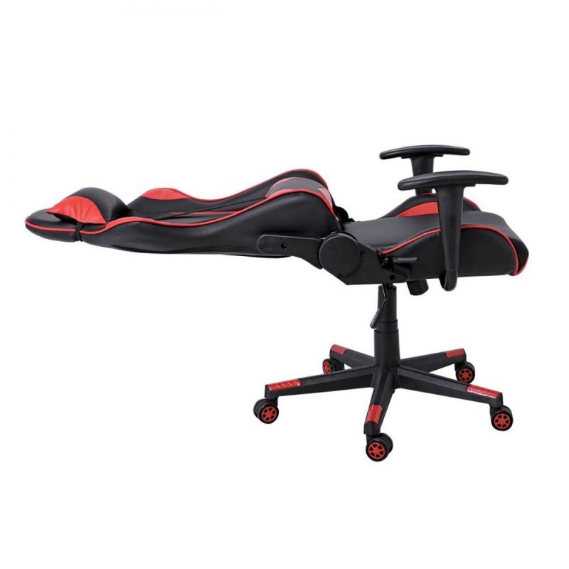 BF8050 Gaming Πολυθρόνα Γραφείου, Ανάκλιση Πλάτης έως 90°, Pu Μαύρο - Κόκκινο BF8050 Gaming Πολυθρόνα Γραφείου, Ανάκλιση Πλάτης έως 90°, Pu Μαύρο - Κόκκινο