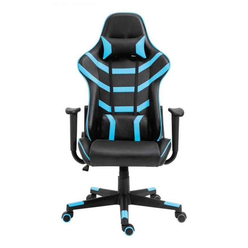 BF9050 Gaming Πολυθρόνα Γραφείου, Ανάκλιση Πλάτης έως 90°, Pu Μαύρο - Μπλε BF9050 Gaming Πολυθρόνα Γραφείου, Ανάκλιση Πλάτης έως 90°, Pu Μαύρο - Μπλε