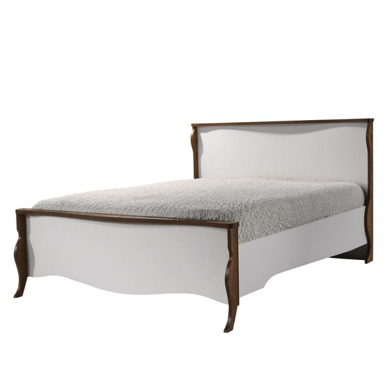 SCARLET Κρεβάτι Διπλό, για Στρώμα 160x200cm, Απόχρωση Antique Oak - Άσπρο SCARLET Κρεβάτι Διπλό, για Στρώμα 160x200cm, Απόχρωση Antique Oak - Άσπρο