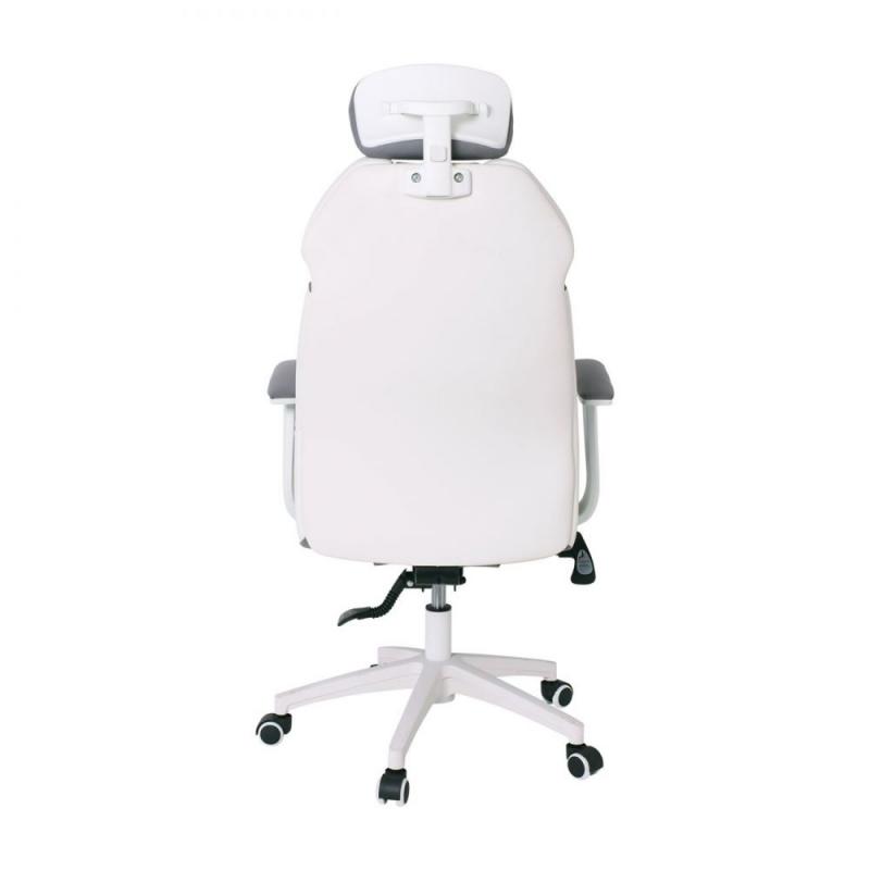 BF8300 Πολυθρόνα Γραφείου Διευθυντή, Microfiber Γκρι PU Άσπρο BF8300 Πολυθρόνα Γραφείου Διευθυντή, Microfiber Γκρι PU Άσπρο