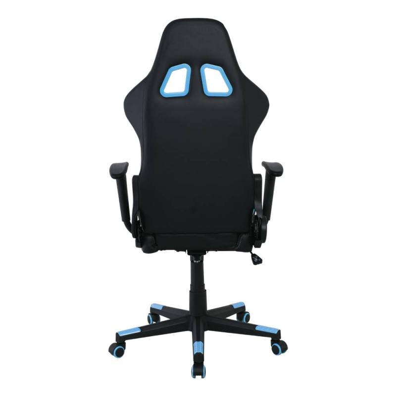 BF9150 Gaming Πολυθρόνα Γραφείου, Ανάκλιση Πλάτης έως 90°, Pu Μαύρο - Μπλε