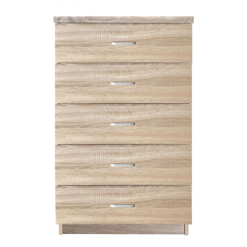 DRAWER Συρταριέρα με 5 Συρτάρια, Απόχρωση Sonoma DRAWER Συρταριέρα με 5 Συρτάρια, Απόχρωση Sonoma