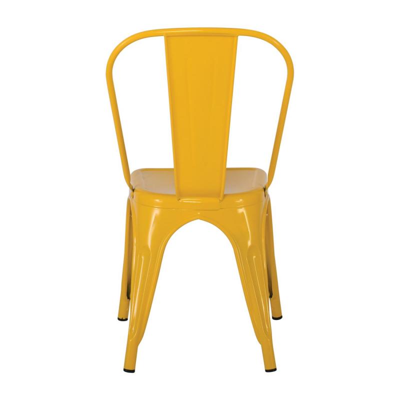 RELIX Καρέκλα, Μέταλλο Βαφή Κίτρινο