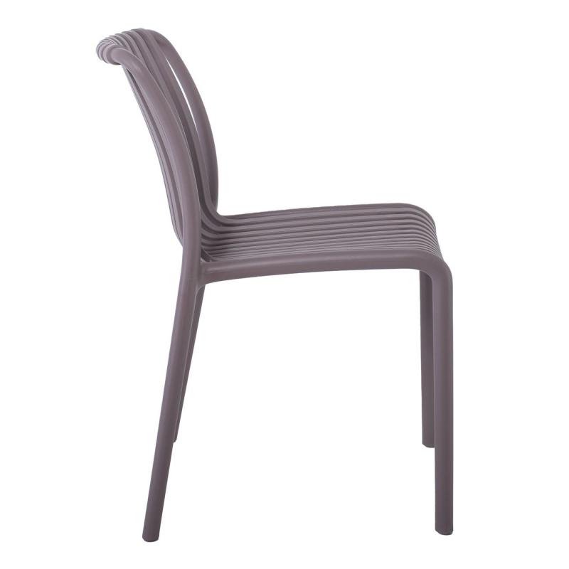 MODA Καρέκλα Στοιβαζόμενη PP - UV Mocha