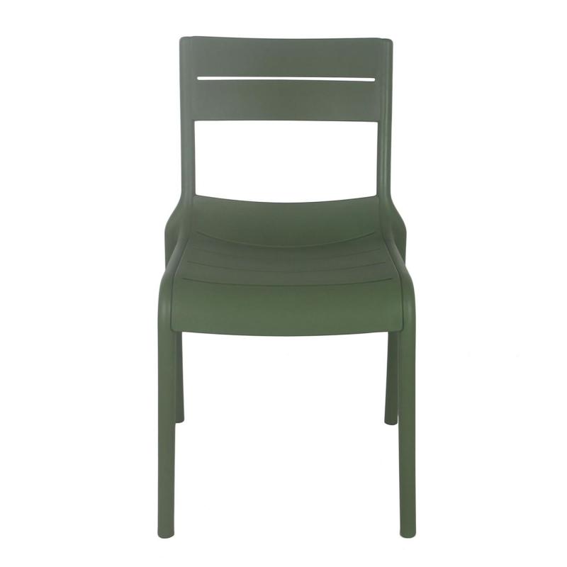 SERENA Καρέκλα Στοιβαζόμενη PP - UV Πράσινο