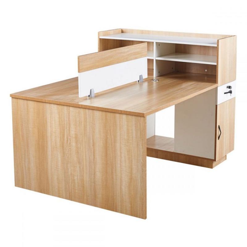 WORKSTATION Γραφείο - Σταθμός Εργασίας 2 Θέσεων, Melamine Απόχρωση Sonoma-Άσπρο WORKSTATION Γραφείο - Σταθμός Εργασίας 2 Θέσεων, Melamine Απόχρωση Sonoma-Άσπρο