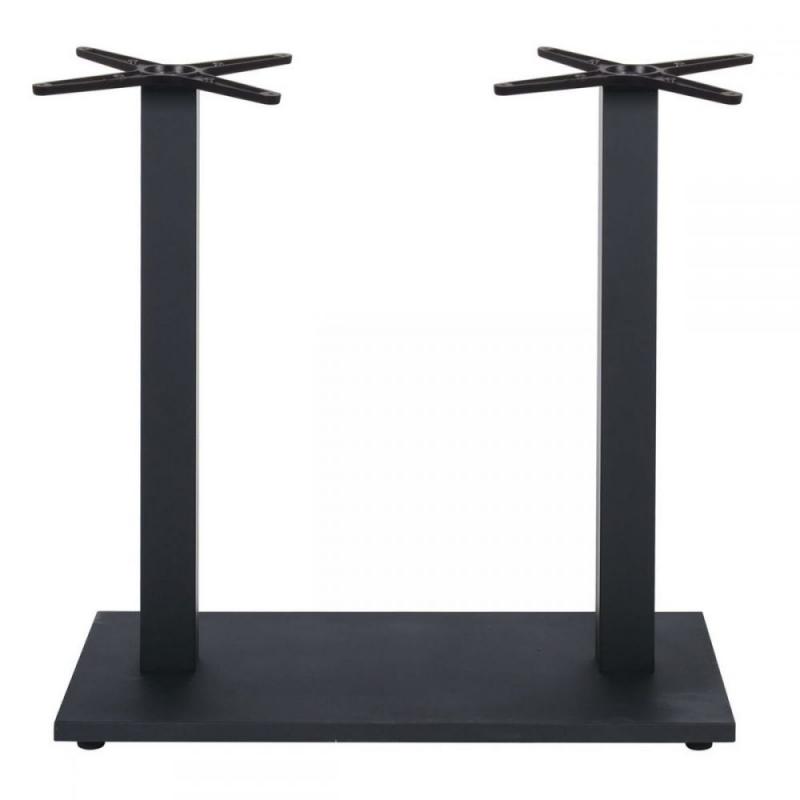 PRATO-W Βάση Τραπεζιού BAR 70x40cm H.93cm Μέταλλο Βαφή Μαύρο με Ρεγουλατόρο/ 17,50Kg