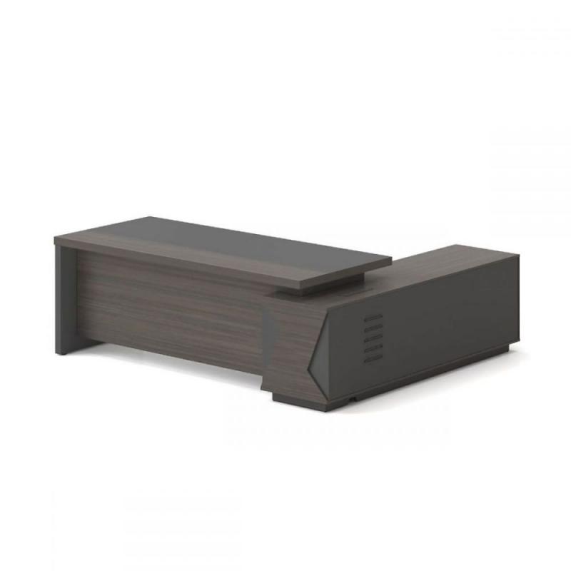VIP Γραφείο Αριστερή Γωνία, Απόχρωση Grey Walnut VIP Γραφείο Αριστερή Γωνία, Απόχρωση Grey Walnut