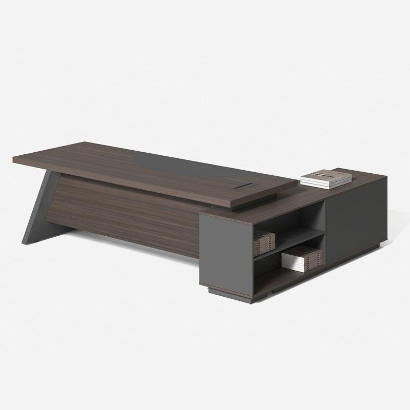 MASTER Γραφείο Αριστερή Γωνία, Απόχρωση Grey Walnut MASTER Γραφείο Αριστερή Γωνία, Απόχρωση Grey Walnut