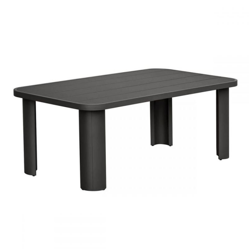 BOSTON Dining Set Τραπεζαρία Κήπου Βεράντας: Τραπέζι + 6 Πολυθρόνες Alu Ανθρακί - Μπεζ BOSTON Dining Set Τραπεζαρία Κήπου Βεράντας: Τραπέζι + 6 Πολυθρόνες Alu Ανθρακί - Μπεζ