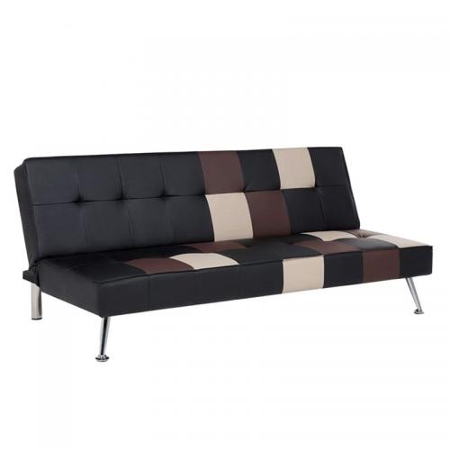FLIP Καναπές - Κρεβάτι Σαλονιού - Καθιστικού, PU Patchwork