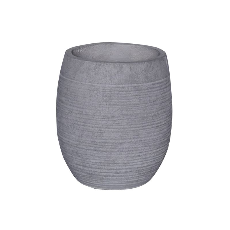 FLOWER POT-8 Απόχρωση Light Grey Wash