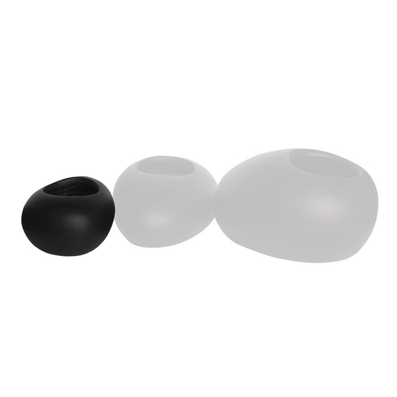 FLOWER POT-ROCK 40x30x19cm, Cement Απόχρωση Black FLOWER POT-ROCK 40x30x19cm, Cement Απόχρωση Black