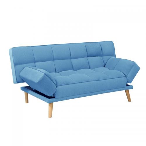 JAY Καναπές - Κρεβάτι Σαλονιού - Καθιστικού, Ύφασμα Μπλε