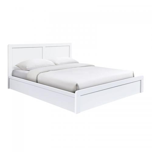 LIFE LUX Κρεβάτι Διπλό για Στρώμα 160x200cm, Απόχρωση Άσπρο