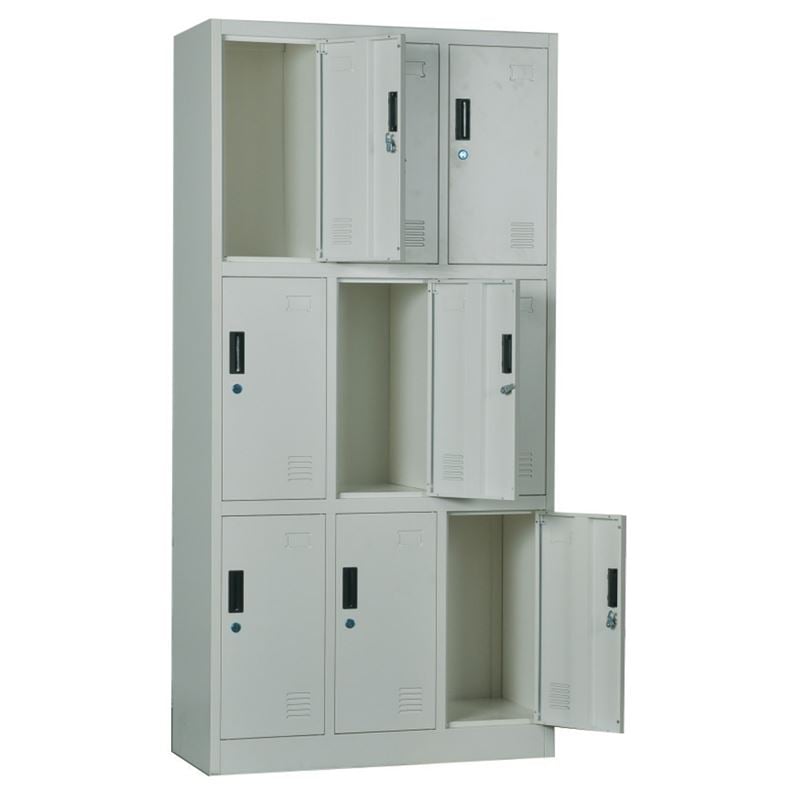 LOCKER 9 Θέσεων Φοριαμός - Ερμάριο, Μέταλλο Βαφή Γκρι LOCKER 9 Θέσεων Φοριαμός - Ερμάριο, Μέταλλο Βαφή Γκρι