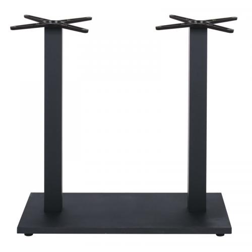 PRATO-W Βάση Τραπεζιού BAR 70x40cm H.93cm Μέταλλο Βαφή Μαύρο με Ρεγουλατόρο/ 17,50Kg