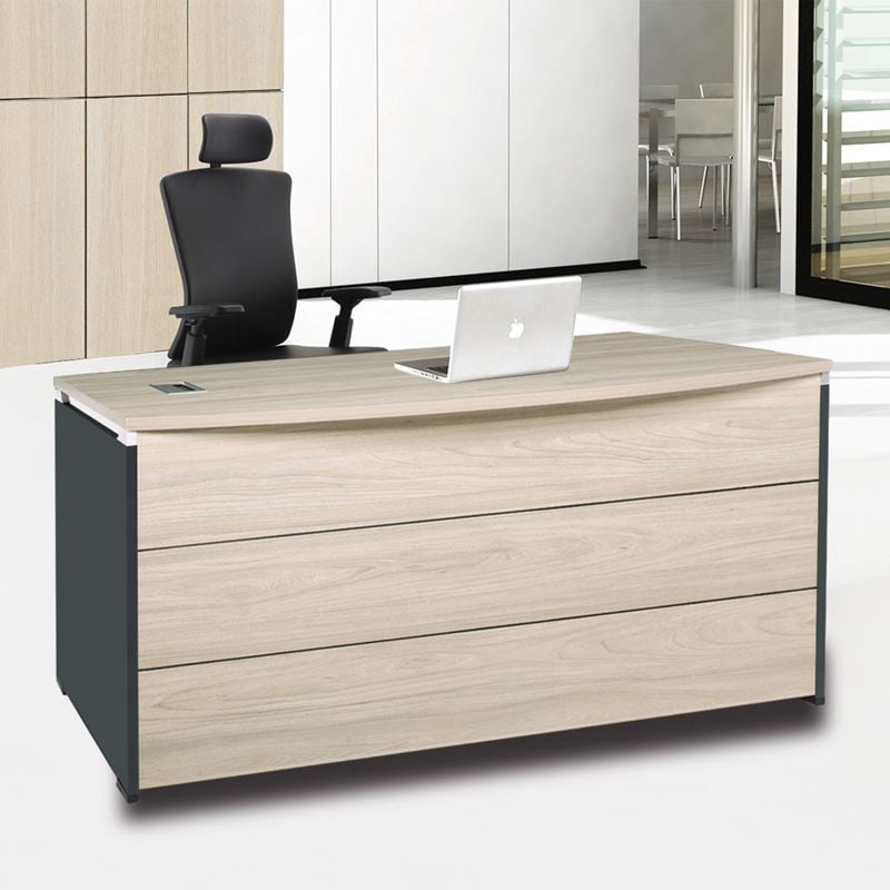 PROGRESS Γραφείο 200x90cm Απόχρωση Elm-Sky Grey PROGRESS Γραφείο 200x90cm Απόχρωση Elm-Sky Grey