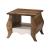 SCARLET Τραπεζάκι Σαλονιού Καθιστικού, Απόχρωση Antique Oak - Άσπρο
