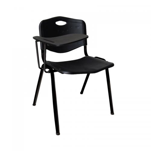 STUDY Καρέκλα - Θρανίο Μέταλλο Βαφή Μαύρο, PP Μαύρο