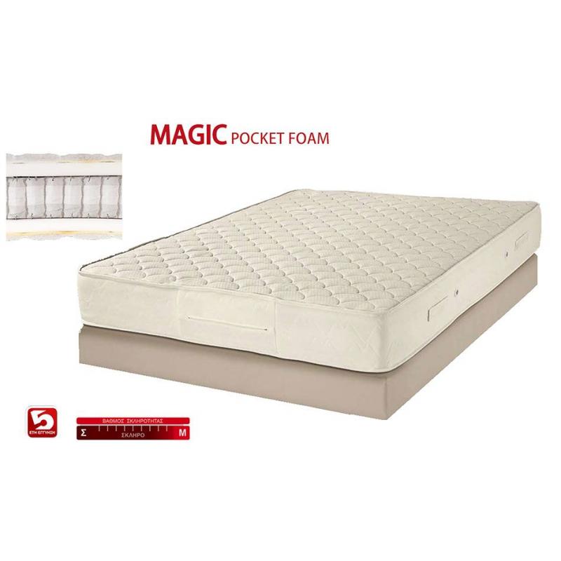 KPS ΣΤΡΩΜΑ MAGIC POCKET FOAM 140X200X28EK KPS ΣΤΡΩΜΑ MAGIC POCKET FOAM 140X200X28EK