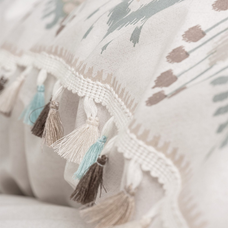 Σετ παπλωματοθήκη Asilo Cotton Box 4 τμχ Διπλή (200x220) χρώμα καφέ - λευκό Σετ παπλωματοθήκη Asilo Cotton Box 4 τμχ Διπλή (200x220) χρώμα καφέ - λευκό