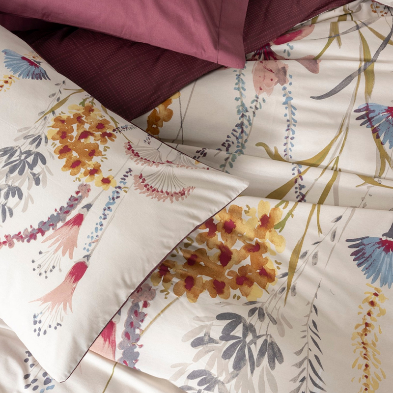 Σετ παπλωματοθήκη Flos Cotton Box 3 τμχ Μονή (160x220) χρώμα μπορντώ Σετ παπλωματοθήκη Flos Cotton Box 3 τμχ Μονή (160x220) χρώμα μπορντώ