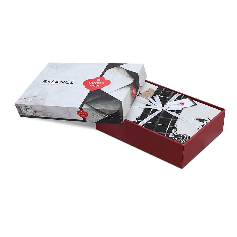 Σετ παπλωματοθήκη Ohia Cotton Box 4 τμχ Διπλή (200x220) χρώμα ανθρακί Σετ παπλωματοθήκη Ohia Cotton Box 4 τμχ Διπλή (200x220) χρώμα ανθρακί