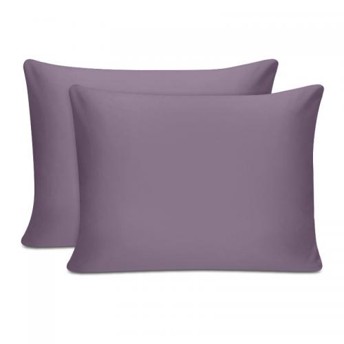 Μαξιλαροθήκες ύπνου Tonne Cotton Box Σετ 2 τμχ χρώμα dusty rose 50x70εκ.