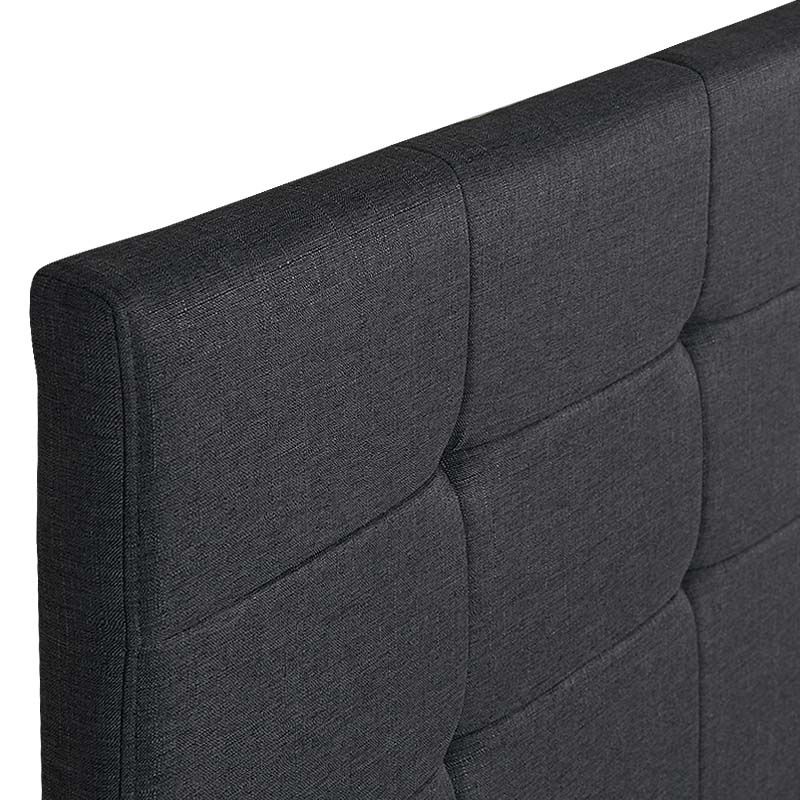 Κρεβάτι Sissy Megapap υφασμάτινο χρώμα ανθρακί 160x200εκ. Κρεβάτι Sissy Megapap υφασμάτινο χρώμα ανθρακί 160x200εκ.
