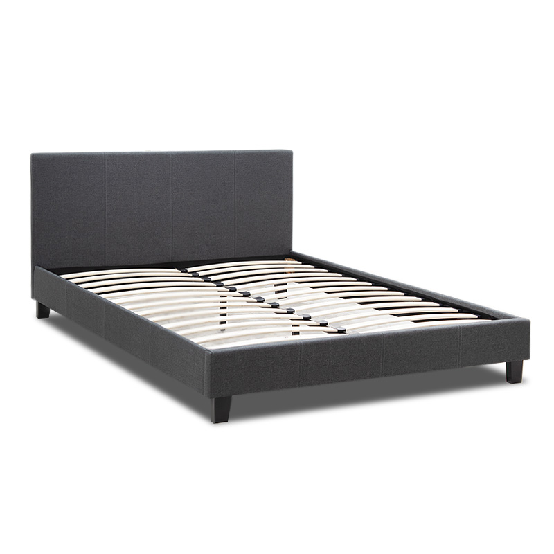 Κρεβάτι Flat Megapap υφασμάτινο χρώμα ανθρακί 160x200εκ. Κρεβάτι Flat Megapap υφασμάτινο χρώμα ανθρακί 160x200εκ.