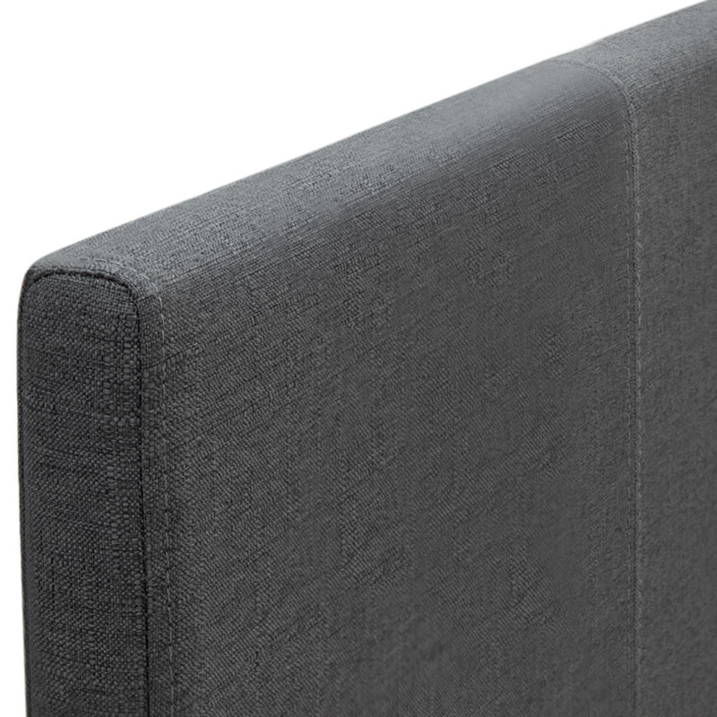 Κρεβάτι Flat Megapap υφασμάτινο χρώμα ανθρακί 150x200εκ. Κρεβάτι Flat Megapap υφασμάτινο χρώμα ανθρακί 150x200εκ.