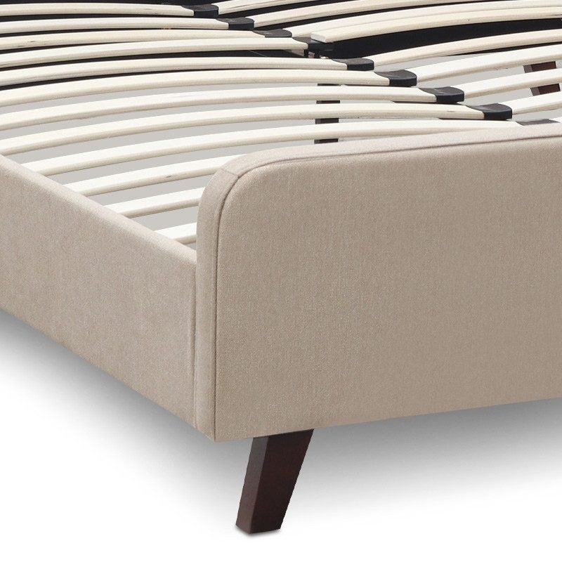 Κρεβάτι Ovelia Megapap υφασμάτινο χρώμα μπεζ 140x190εκ. Κρεβάτι Ovelia Megapap υφασμάτινο χρώμα μπεζ 140x190εκ.