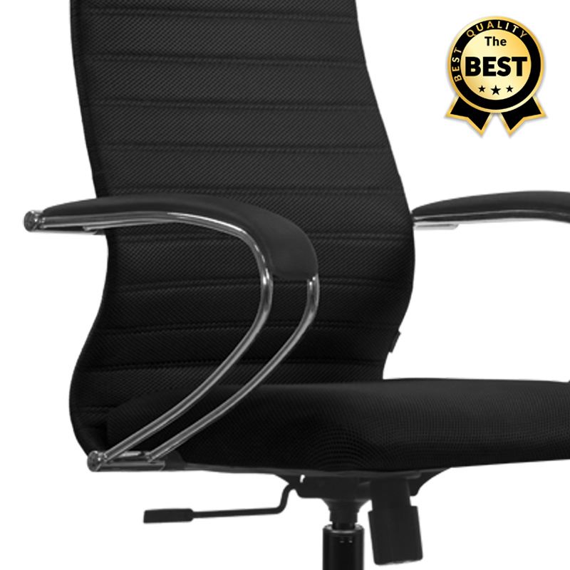 Καρέκλα γραφείου Torrent Megapap με διπλό ύφασμα Mesh χρώμα μαύρο 66,5x70x123/133εκ.