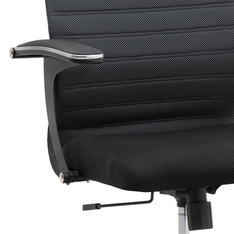 Καρέκλα γραφείου Darkness Megapap με διπλό ύφασμα Mesh γκρι - μαύρο 66,5x70x123/133εκ.