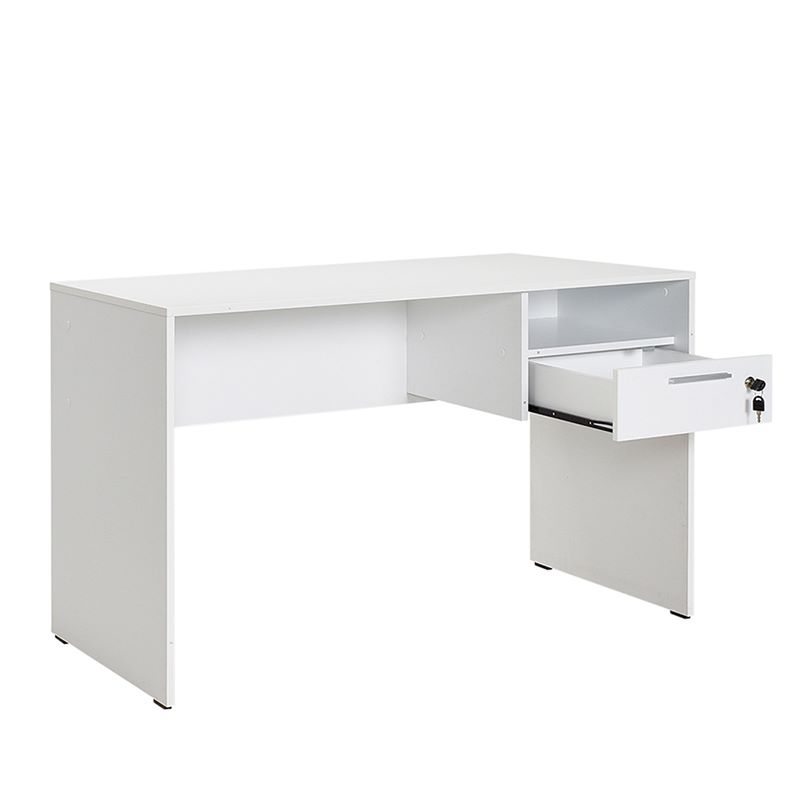 Γραφείο Concept Megapap σε χρώμα λευκό 120x60x75εκ.