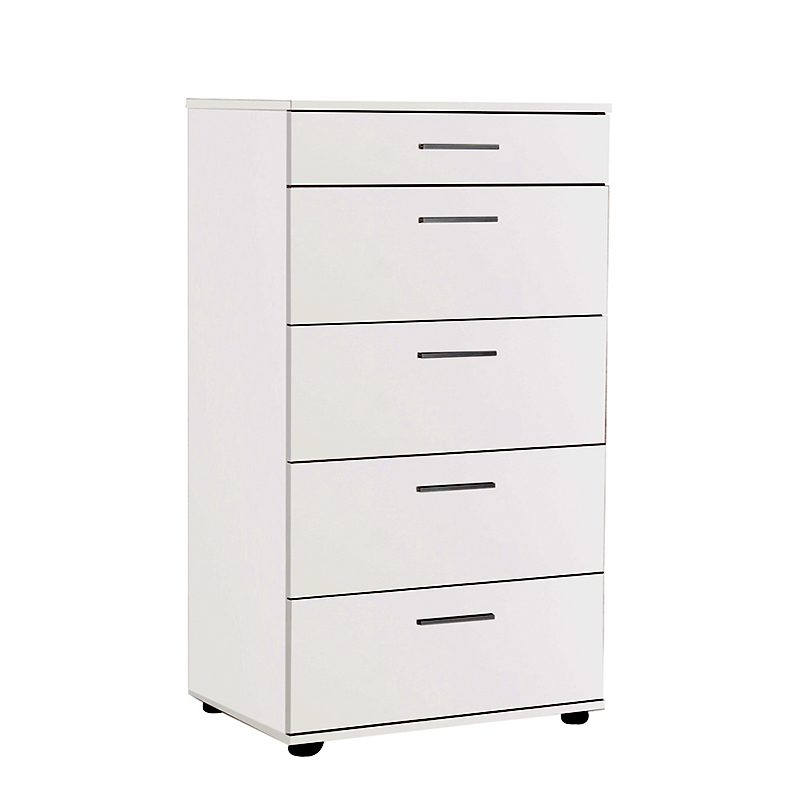 Συρταριέρα μελαμίνης Trendline Megapap με σε χρώμα λευκό 60x44x108εκ. Συρταριέρα μελαμίνης Trendline Megapap με σε χρώμα λευκό 60x44x108εκ.