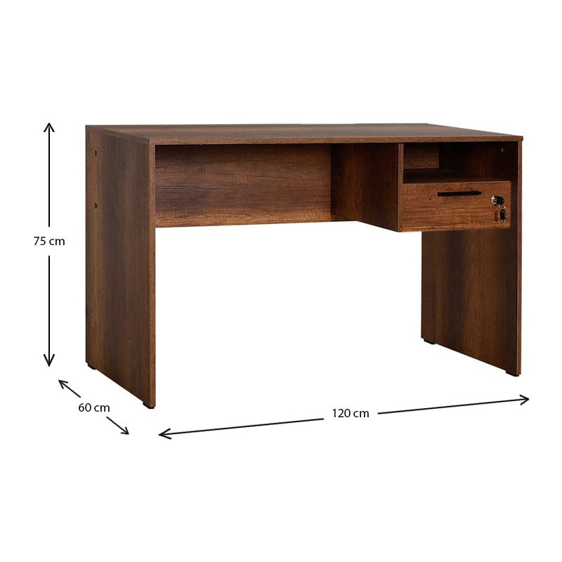 Γραφείο Concept Megapap σε χρώμα καρυδί 120x60x75εκ. Γραφείο Concept Megapap σε χρώμα καρυδί 120x60x75εκ.