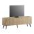 Έπιπλο τηλεόρασης Luna Megapap χρώμα florida oak 180x41x62εκ.