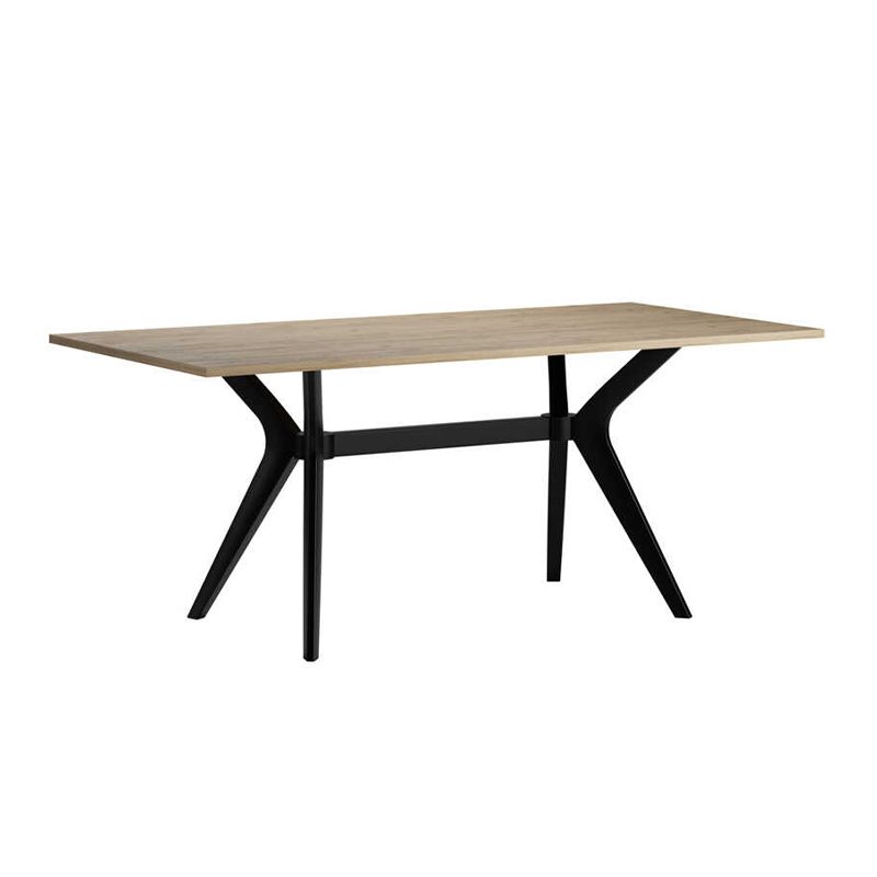 Τραπέζι Luna Megapap χρώμα florida oak 181x90x75εκ. Τραπέζι Luna Megapap χρώμα florida oak 181x90x75εκ.