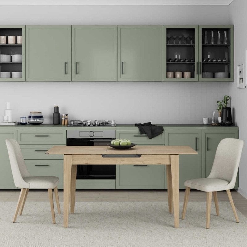 Τραπέζι Trendline Megapap επεκτεινόμενο χρώμα oak 120/150x70x75εκ. Τραπέζι Trendline Megapap επεκτεινόμενο χρώμα oak 120/150x70x75εκ.