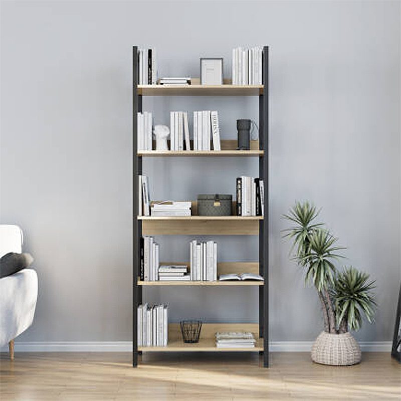 Βιβλιοθήκη Connect Megapap χρώμα florida oak 73x35x172εκ. Βιβλιοθήκη Connect Megapap χρώμα florida oak 73x35x172εκ.