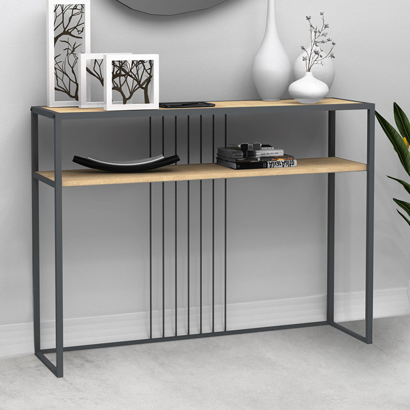 Κονσόλα Kary Megapap χρώμα φυσικό οξιάς 120x33x90εκ. Κονσόλα Kary Megapap χρώμα φυσικό οξιάς 120x33x90εκ.