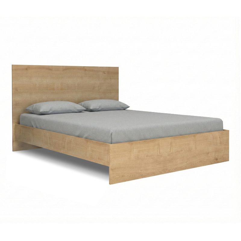 Κρεβάτι Troy Megapap χρώμα φυσικό οξιάς 150x200εκ. Κρεβάτι Troy Megapap χρώμα φυσικό οξιάς 150x200εκ.